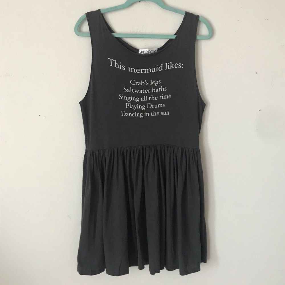 Wildfox Mermaid Sleeveless Babydoll Dress - Picture 8 of 8